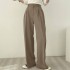 New Design Hot Sale Women's High Waist Suit Pants Casual Trousers Ladies Elegant Business Office Wear Pants