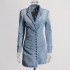 TWOTWINSTYLE Wholesale Denim Dresses Women Cloth New Fashion Sexy Casual Dresses Lady Elegant